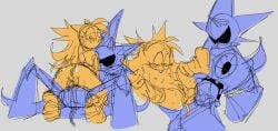 1girl1boy anthro anthro_on_robot bileshroom doodle dry_humping furry furry_female grinding humping metal_sonic neo_metal_sonic pepper_(masochistfox) robot robot_boy robot_humanoid sketch sonic_(series) sonic_the_hedgehog_(series)