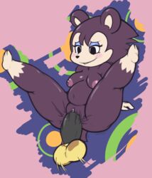 aintsmart animal_crossing black_penis blush breasts chubby disembodied_penis erection female hedgehog labelle_able legs_up male mammal nintendo nude penetration penis pussy sex solo_focus spread_legs spreading thick_thighs vaginal_penetration video_games