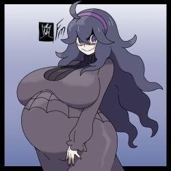 1girls @_@ ahoge belly big_belly big_breasts breasts clothed clothing cowboy_shot dress female female_only fungus-man goth goth_girl hairband hex_maniac huge_breasts hyper_belly hyper_breasts large_breasts light-skinned_female light_skin long_hair looking_at_viewer painted_nails pale-skinned_female pale_skin pokemon pokemon_xy pregnant purple_eyes purple_hair ready_to_pop self_upload solo solo_female tagme thick_thighs turtleneck wavy_mouth wide_hips