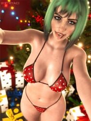 1girls 3d 3d_(artwork) ahe_gao bikini ela_(rainbow_six) female female_only holidays horny kothyaci pleasure_face rainbow_six rainbow_six_siege solo solo_female