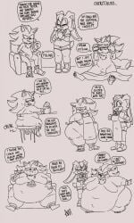 aged_up aged_up_character aged_up_characters apron belly bigger_male breasts cake cake_slice chubby chubby_male comic confident_smile cream_the_rabbit dialogue dialogue_box digital_art digital_sketch dissappointed_look dominant_feeder fat fat_ass fat_male fat_tits fattened fattening fatty feedee feeder feederism feeding filleduphog gain getting_bigger helpless_feedee male male_weight_gain obese obese_male sega sequence shadow_the_hedgehog sketch sketch_page sketchy sonic_(series) sonic_the_hedgehog_(series) weight weight_gain weight_gain_male weight_gain_sequence wg worried worried_expression worried_male