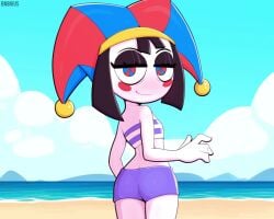1boy 1boy1girl 1girls asphyxiation beach beach_background beach_episode beach_sex belly_bulge blush bnbigus breath_play choking deep_penetration dirty_talk dominant_male english english_voice_acting female female_penetrated femsub glitch_productions jax_(the_amazing_digital_circus) jester jester_girl male male/female male_penetrating male_penetrating_female maledom moaning moaning_in_pleasure penis penis-shaped_bulge pomni pomni_(beach_outfit) pomni_(the_amazing_digital_circus) preview rough_sex seductive sex shorter_than_30_seconds shorter_than_one_minute squeezing_sunscreen straight submissive_female sunscreen swimsuit swimwear teaser the_amazing_digital_circus video voice_acted