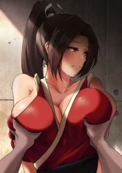 mai shiranui from fatal fury by varbecrank