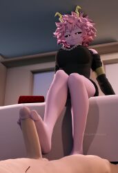mina ashido from boku no hero academia by bubbleteaua