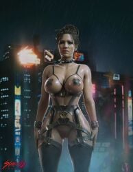 panam palmer from cd projekt red by shake3d