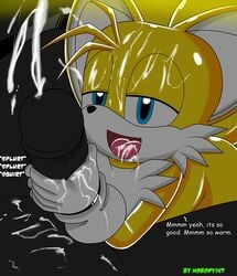 anthro femboy furry male male_only miles_tails_prower nobody147 penis sega sonic_(series) sonic_the_hedgehog_(series) sonic_the_hedgehog_2 text yaoi