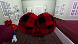 10_seconds 2girls 3d acorn_hair ass ass_focus big_ass bwumb clothed female loop no_sound roblox roblox_avatar robloxian shorter_than_30_seconds solo_focus tagme twerking video