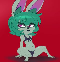 barefoot breasts bunny_ears bunny_girl feet female lagomorph league_of_legends lore_accurate monster_girl pubic_hair rabbit_ears rabbit_girl ravencat shortstack small_breasts vex_(league_of_legends) yordle