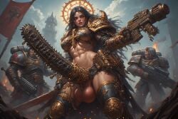 sister of battle from warhammer (franchise) by depraved247