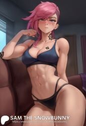 vi from league of legends by sam the snowbunny