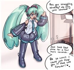 hatsune miku from vocaloid by kurt robinson