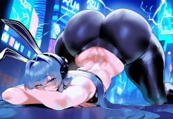 ai_generated ass ass_focus ass_up azur_lane big_ass big_breasts big_butt big_thighs dijiai focus from_front_position front_view head_down_ass_up hourglass_figure jack-o_pose looking_at_viewer new_jersey_(azur_lane) nsfw round_ass round_butt thick thick_ass thick_butt thick_legs thick_thighs thighs wide_hips