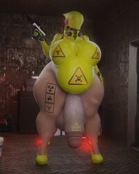 3d bbw big_breasts big_penis breasts futanari haydee huge_breasts huge_cock overweight penis qzk_forte tagme thick_thighs wide_hips