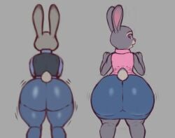 2girls ass ass_chart ass_focus ass_up big_ass big_butt bonnie_hopps bunny_ears bunny_girl bunny_tail cop daughter disney dress fat_ass fat_butt furry furry_ass furry_female furry_only grey_fur hopps judy_hopps looking_back milf mother mother_and_daughter mr_dark_and police police_uniform policewoman purple_eyes tight_clothes tight_clothing zootopia