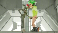 1boy 1boy1girl 1girls 3d agent_4_(splatoon) animated aroused aroused_female aroused_male big_ears big_penis blender blender_(software) blue_eyes bottomless bottomless_male breasts breasts_out casual choker choker_only cum cum_on_body cum_on_lower_body cum_string cumming_from_handjob curvy curvy_body curvy_female curvy_figure dark_skin domino_mask ejaculation erection facewear female footwear footwear_only foreskin glengrantsquid green_glans green_hair grey_skin hand_on_hip handjob headphones headset inkling_boy jacket large_penis light-skinned_male light_skin male male/female male_agent_4_(splatoon) manual mask mask_only masturbating_other mollusk mollusk_humanoid nintendo nintendo_switch nude nude_female nude_female_clothed_male pale_skin parallel_canon_(splatoon) penis penis_grab penis_out pointy_ears secretly_loves_it shoes_only splatoon splatoon_(series) splatoon_2 splatoon_3 splatoon_3:_side_order standing tagme tentacle tentacle_hair uncircumcised uncut video wo262_(3d_model_style)