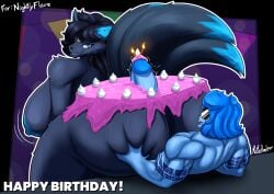 1boy 1girls anthro areolae ass ass_grab between_buttocks big_ass big_breasts big_penis blue_hair blue_skin breasts bubble_butt buttjob covered_buttjob dat_ass fat_ass female frosting gift_art grabbing_another's_ass hot_dogging huge_ass huge_cock large_ass larger_female looking_at_partner looking_back male massive_ass mrmelted muscular muscular_male nightly_(nightlyflare) nipples nude nude_female nude_male original penis png size_difference smaller_male sunglasses tail thick_ass thick_thighs thunder_thighs wide_hips