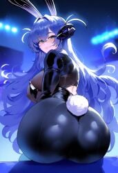 ai_generated ass ass_focus azur_lane back_view big_ass big_breasts big_butt big_thighs dijiai focus from_behind from_behind_position hourglass_figure looking_at_viewer looking_back new_jersey_(azur_lane) nsfw round_ass round_butt thick thick_ass thick_butt thick_legs thick_thighs thighs wide_hips