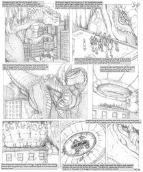 5-d anal anal_insertion anal_sex anal_vore anus ass big_anus big_ass claws closed_eyes comic crush death english_text feet gino godzilla_(series) godzilla_1998 huge_anus human hyper_anus insertion lizard macro male male_focus mammal micro monochrome monster paws penetration presenting presenting_hindquarters rampage reptile scalie sitting size_difference smile smiling squish squishing stomp text vore zilla