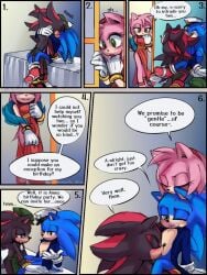 amy_rose andromorph anthro bulge comic cuntboy furry futanari gynomorph implied_futanari intersex mav3s_illus sega shadow_the_hedgehog sonic_(series) sonic_the_hedgehog threesome