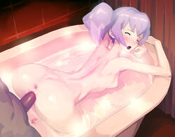 00s 1girls anus arched_back areolae ass bath bathroom bathtub blood breasts censored closed_eyes curvaceous dark-skinned_male defloration deflowering diebuster earrings female from_behind gainax gunbuster huge_ass human legs light-skinned_female light_skin long_hair male medium_breasts nipples nude open_mouth penis purple_hair pussy quadrastate sex sex_from_behind short_hair small_breasts solo_focus steam tears thighs tied_hair twintails tycho_science vaginal_penetration water wide_hips