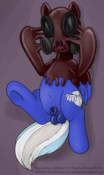 dhey gas_mask male mask my_little_pony original_character penis rubber smudge_proof yaoi