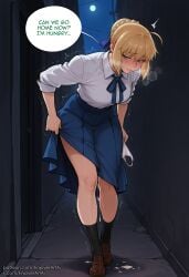 artoria pendragon from fate (series) by enjoyerartai