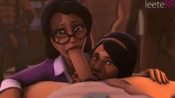 1boy 2girls 3d 4boys animated ball_licking black_hair blue_eyes cfnm clothed cock_ring collaborative_fellatio demoman demoman_(team_fortress_2) erection fellatio glasses green_eyes headband heavy_(team_fortress_2) heavy_weapons_guy housewife incest leeterr looking_at_viewer male_focus miss_pauling mother mother_and_son multiple_girls multiple_males nail_polish nude oral oral_sex penis pov pyro pyro_(team_fortress_2) scout scout's_mother scout_(team_fortress_2) source_filmmaker team_fortress team_fortress_2 teamwork testicles text threesome tongue tongue_out valve voyeur