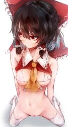 reimu hakurei from touhou by safutsuguon