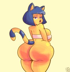 ankha from animal crossing by robnashe