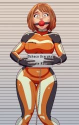 ochako uraraka from my hero academia by puffpow