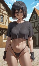 mikasa ackerman from attack on titan