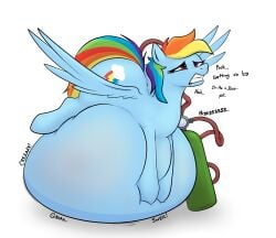 rainbow dash (mlp) from friendship is magic by fangy boyo