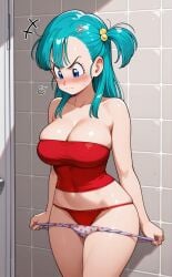 bulma briefs from dragon ball by rena aikawa (pixiv user)