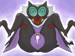 after_sex ass bat blush censored claws cum denbukuro dragon female hybrid looking_at_viewer mammal nintendo noivern nude pokemon pokemon_(species) pussy solo spread_legs spreading sweat