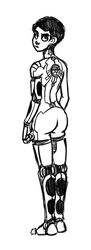 casual cybernetics dresden_codak edit human kimiko_ross spavaloo standing triple_amputee webcomic