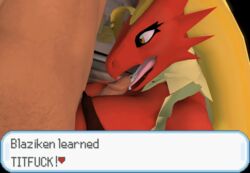 blaziken from nintendo by quick e