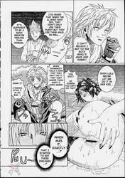 1girls 2boys comic female final_fantasy final_fantasy_x lulu_(final_fantasy) male tagme tidus wakka