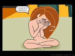 badassk9 comic disney female female_only human kim_possible kimberly_ann_possible nipples pussy solo straight_hair