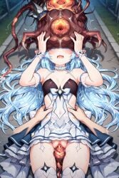 ai_generated hispanic_virtual_youtuber ne-α_type resident_evil_3_remake rinnachii virtual_youtuber vore vtuber vtuberfanart