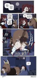 2026 absurd_res anal anal_sex anus asinus ass balls big_balls big_butt blush bodily_fluids clothed clothing comic cum cum_in_ass cum_inside dialogue donkey duo english_text equid equine female female_penetrated feral feral_penetrating feral_penetrating_female feral_penetrating_humanoid genital_fluids genitals heart_symbol hi_res huge_butt humanoid humanoid_on_feral humanoid_penetrated humanoid_pointy_ears legwear male male/female male_penetrating male_penetrating_female male_penetrating_humanoid mammal penetration penile penile_penetration penis penis_in_ass pointy_ears rina_(alfajoru) ruru-raida sex speech_bubble tail text vaginal_fluids vampire vein veiny_balls vulva zoophilia