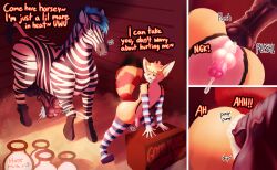 anal anal_masturbation anal_orgasm anal_sex animal_genitalia animal_penis anthro anthro_on_feral armwear blonde_hair blue_hair bodily_fluids box cachuchas cachuchas_the_fennec_(cachuchas) canid canine clothing container cum cum_drip cum_in_ass cum_inside cumshot digital_media_(artwork) digital_painting_(artwork) dominant dripping ejaculation elbow_gloves english_text equid equine equine_genitalia equine_penis fennec_fox feral feral_penetrating fox fur genital_fluids genitals gloves hair hands-free handwear hi_res humanoid_genitalia humanoid_penis interspecies interspecies_domination legwear male male/male male_on_feral male_penetrated male_penetrating male_penetrating_male mammal masturbation medial_ring multicolored_hair onomatopoeia orange_body orange_fur orgasm painting_(artwork) penetration penis sex size_difference smaller_penetrated sound_effects stable stripes text thigh_highs true_fox white_body white_fur zebra zoophilia