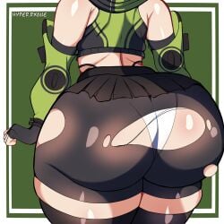 1girls anby_demara ass ass_bigger_than_head ass_bigger_than_torso big_ass bottom_heavy bubble_butt clothing fat_ass female female_only gluteal_fold huge_ass hyper hyper_ass hyperrxgue large_ass massive_ass panties solo thick_ass thick_thighs thunder_thighs wide_hips zenless_zone_zero
