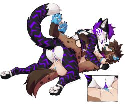 african_wild_dog andromorph andromorph/andromorph anthro anus bedroom_eyes blue_anus blue_insides blue_mouth blue_pawpads blue_tongue blue_vulva blush bodily_fluids canid canine collar dripping duo felid feline from_front_position genital_fluids genitals grinding hi_res humping intersex intersex/intersex intimacy intimate leash legs_up legs_wrapped_around_partner lying mammal missionary_position narrowed_eyes on_back pawpads paws pinned purple_anus purple_insides purple_tongue purple_vulva raised_tail rwbandit saliva saliva_drip saliva_on_tongue saliva_string seductive sex submissive submissive_intersex tail teegandoggo tongue tribadism unusual_insides vaginal_fluids vaginal_penetration vulva white_pawpads