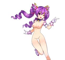 aisha_(elsword) edit edited elsword falmataz nude_filter purple_eyes purple_hair solo solo_focus