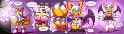 ass ass_expansion big_ass big_breasts bimbo bimbo_lips boots breast_expansion breasts chaos_emerald gender_transformation glasses high_heel_boots high_heels huge_ass huge_breasts miles_tails_prower mtf_transformation rouge_the_bat rougefication scientist slemka sonic_(series) sonic_the_hedgehog_(series) tagme tails tails_the_fox thigh_boots transformation transformation_sequence white_boots