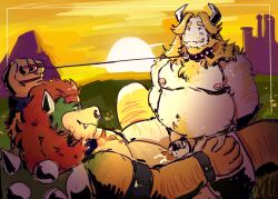 2026 2boys anal anal_sex anthro anthro_on_anthro areola armband asgore_dreemurr belly black_chastity_cage blonde_hair blush blush_lines bodily_fluids bowser bracelet castle chastity_cage chastity_device chest_tuft collar cum cum_on_partner cum_while_chaste cum_while_penetrated digital_drawing_(artwork) digital_media_(artwork) duo ejaculation english_description erect_nipples fat fat_belly fat_male fur furry furry_male furry_only gay gay_sex genital_fluids ghosty5am goat hair hands-free hi_res horns humanoid_hands jewelry koopa leash leash_pull leashed_collar long_hair looking_at_another looking_at_partner looking_pleasured lying lying_on_ground male male/male male_nipples mammal mario_(series) mature mature_anthro mature_male mountain nintendo nipples obese obese_anthro obese_male on_back on_ground outdoor_background outdoor_nudity outside_sex overweight overweight_anthro overweight_male penetration penile penile_penetration penis_in_ass pink_areola pink_nipples red_eyes red_hair reptile scalie sex shell solid_chastity_cage spiked_collar spikes sunset tuft undertale_(series) wearing_chastity_cage wearing_chastity_device wearing_collar white_body white_fur yaoi yellow_body yellow_fur