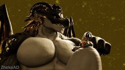 16:9 2023 3d_(artwork) 5_fingers abs anthro areola artist_name arzolath barazoku big_muscles big_pecs black_body black_glans black_scales black_sclera blonde_hair bokeh bovid_horn caprine_horn claws cock_vore countershade_face countershade_scales countershading curved_horn digital_media_(artwork) dragon duo erection extreme_size_difference facial_horn featureless_chest feet_first fingers foreskin front_view genitals glans glistening glistening_body glistening_claws glistening_hair glistening_horn glistening_markings glistening_scales gold_(metal) gold_scales gold_tooth golden_claws golden_markings grey_body grey_countershading grey_penis grey_scales hair hi_res horn huge_muscles huge_pecs humanoid_genitalia humanoid_penis larger_anthro larger_male larger_pred living_insertion looking_at_another looking_back looking_back_at_another looking_down looking_down_at_another male male/male micro muscular muscular_anthro muscular_male mythological_creature mythological_scalie mythology nipples nose_horn orange_body partially_inside pecs penetration penile penis pupils pushing pushing_down pushing_in scales scalie simple_background size_difference smaller_anthro smaller_male synth_(vader-san) teal_areola teal_eyes teal_nipples teeth text unretracted_foreskin urethral urethral_penetration vein veiny_penis vore widescreen wings yellow_background yellow_body yellow_claws yellow_eyes yellow_horn yellow_scales yellow_teeth zheko zheko_(artist)