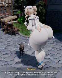 barbara (genshin impact) from genshin impact by mmdelight