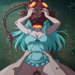 ai_generated hispanic_virtual_youtuber miintyqueen ne-α_type resident_evil_3_remake vaginal_penetration virtual_youtuber vore vtuber vtuberfanart