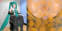 hatsune miku from vocaloid by (theusagiboy1406)